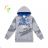 Sweatshirt warm warm-up girl zip (134-164) KUGO M2513
