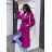 Women's Button Down Fluffy Coat (S/M/L ONE SIZE) ITALIAN FASHION IMD22962 -   black -   L / XL