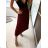 Women's pleated chiffon skirt (M / L ONE SIZE) ITALIAN FASHION IM321574 M / L black