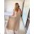 Women's Strapless Long Tulle Dress (S/M ONE SIZE) ITALIAN FASHION IMM238917