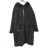 Lamb Coat Long Sleeve Women's Plus Size (3XL/4XL ONE SIZE) ITALIAN FASHION IMD22748 Gray highlights 3xl / 4xl