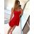 Women's elegant party long sleeve dress (S/M ONE SIZE) ITALIAN FASHION IM322282 S/M Royal blue