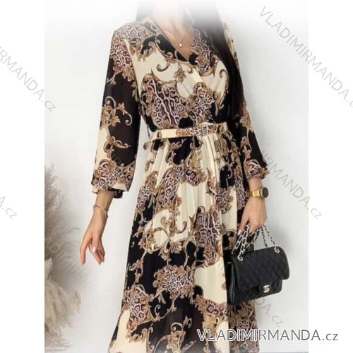 Women's Knitted Sweater Dress Set (S/M ONE SIZE) ITALIAN FASHION IMWE223972