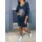 Women's Plus Size Long Sleeve Dress (L/XLONE SIZE) ITALIAN FASHION IMD23697