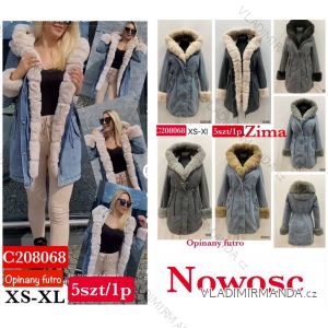 Women's winter denim coat (XS-XL) POLISH FASHION PMWC23C208068