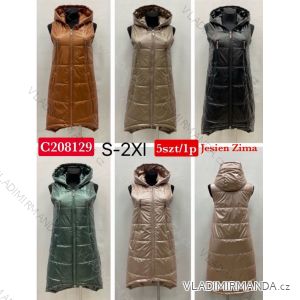 Women's zip-up vest (S-2XL) POLISH FASHION PMWC23C208175