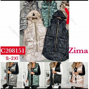 Women's zip-up vest (S-2XL) POLISH FASHION PMWC23C208175