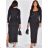 Women's Long Long Sleeve Dress (S/M ONE SIZE) ITALIAN FASHION IMM23M29999