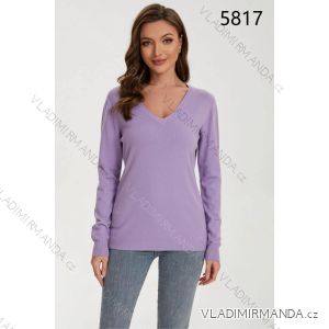 Women's Long Sleeve Knitted Sweater (S/M ONE SIZE) ITALIAN FASHION IMM22FD9073