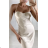 Women's Summer Elegant Sparkly Sequin Strap Dress (S/M ONE SIZE) ITALIAN FASHION IMPBB23O3837