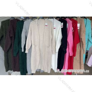 Women's Long Sleeve Knitted Cardigan (S/M ONE SIZE) ITALIAN FASHION IMWDT23013