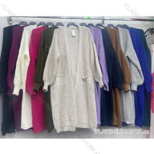 Women's Long Sleeve Knitted Cardigan (S/M ONE SIZE) ITALIAN FASHION IMWDT23017