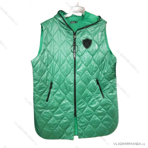 Women's Plus Size Sleeveless Vest (42-44-46-48-50-52) POLISH FASHION PMLEW2201-5/DU
