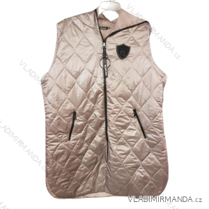 Women's Plus Size Sleeveless Vest (42-44-46-48-50-52) POLISH FASHION PMLEW2201-7/DU