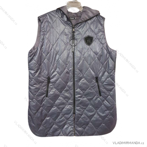 Women's Plus Size Sleeveless Vest (42-44-46-48-50-52) POLISH FASHION PMLEW2201-9/DU