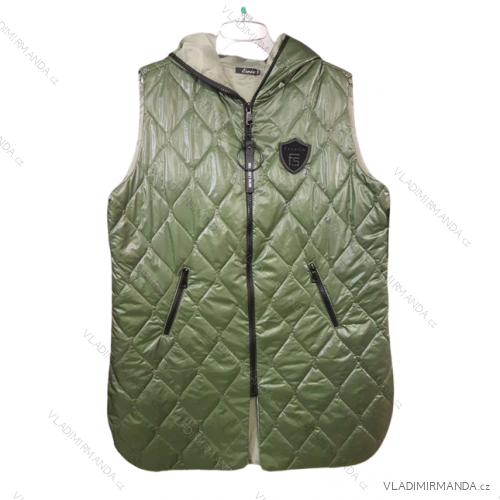 Women's Plus Size Sleeveless Vest (42-44-46-48-50-52) POLISH FASHION PMLEW2201-10/DU