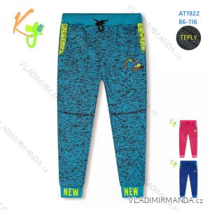 Warm long children's tracksuits for babies, girls and boys (86-116) KUGO AT1922