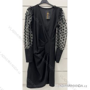 Buttoned Dress with Buttoned Ladies (uni s-m) ITALIAN FASHION IM2203948