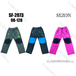 Warm softshell pants children's girls and boys (134-164) SEZON SEZ21SF-1930