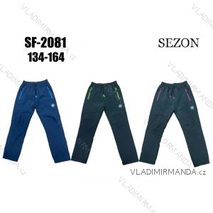 Trousers softshell warm fleece children's adolescent girls  a chlapecké(116-146) SEZON SF-1829