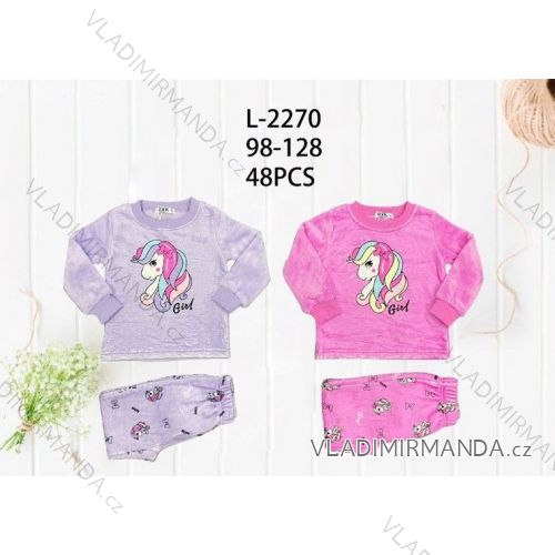 Pajamas long sleeve children's girls (98-128) SEASON SEZ22PZ-2601