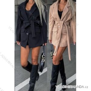 Kabátek košilový flaušový na knoflíčky dámský (S/M ONE SIZE) ITALSKÁ MÓDA IMWD217059