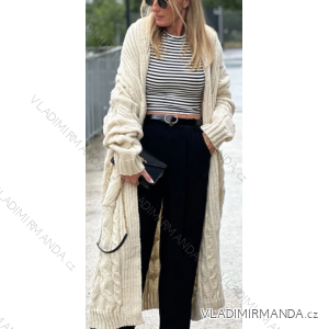 Women's Long Sleeve Knitted Cardigan (S/M ONE SIZE) ITALIAN FASHION IMPBB23J23218