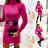 Women's Long Sleeve Knitted Dress (S/M ONE SIZE) ITALIAN FASHION IMWAK23CL5019