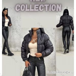 Women's leatherette jacket (SML-XL) ITALIAN FASHION IMWA216689