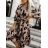 Women's Long Chiffon Short Sleeve Dress (S/M ONE SIZE) ITALIAN FASHION IMWGS231048