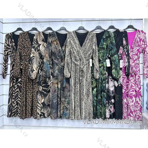 Women's Long Sleeve Shirt Dress (S/M ONE SIZE) ITALIAN FASHION IMWGM23447