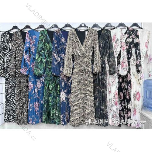 Women's Long Sleeve Shirt Dress (S/M ONE SIZE) ITALIAN FASHION IMWGM23447