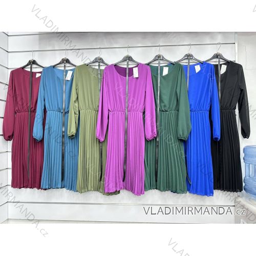 Women's Long Sleeve Shirt Dress (S/M ONE SIZE) ITALIAN FASHION IMWGM23447
