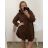 Women's Plus Size Long Sleeve Coat (3XL/4XL ONE SIZE) ITALIAN FASHION IMWQ233045