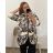 Shirt extended 3/4 long sleeve women's (L/XL/2XL ONE SIZE) ITALIAN FASHION IM423025