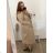 Women's Plus Size Long Sleeve Coat (3XL/4XL ONE SIZE) ITALIAN FASHION IMWQ233045 3xl / 4xl grey