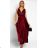 Women's Sleeveless Sequin Velvet Long Party Dress (S/M ONE SIZE) ITALIAN FASHION IMWB233931