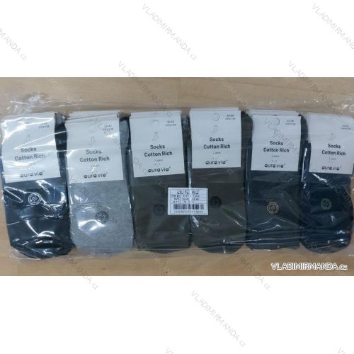Men's cotton socks (39-42,43-46) AURAVIA AURA23FPX139