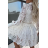 Women's Long Sleeve Lace Dress (S/M ONE SIZE) ITALIAN FASHION IMPBB22B23317