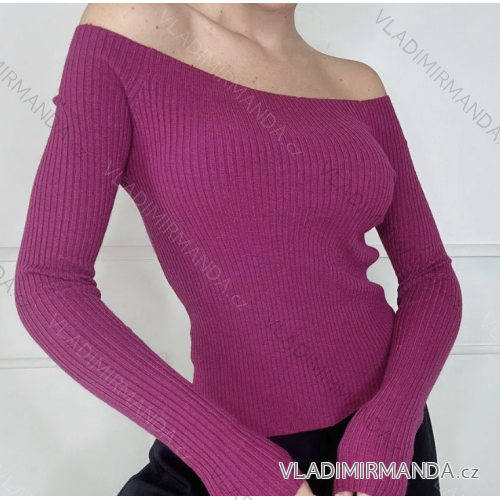Women's Long Sleeve Sweater (S/M ONE SIZE) ITALIAN FASHION IMPBB23Y22066