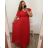 Women's Long Knitted Turtleneck Short Sleeve Dress (S/M ONE SIZE) ITALIAN FASHION IMM22FD51751