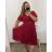 Women's Long Knitted Turtleneck Short Sleeve Dress (S/M ONE SIZE) ITALIAN FASHION IMM22FD51751 XL/2XL Royal blue