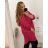 Women's Oversize Long Sleeve Shirt (S/M/L/XL ONE SIZE) ITALIAN FASHION IMD22794 3xl / 4xl Emerald