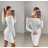 Women's long long sleeve dress (S/M ONE SIZE) ITALIAN FASHION IMPLP2361900125