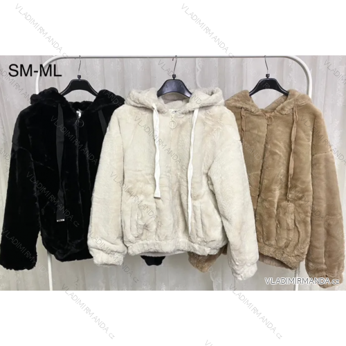 Women's Long Sleeve Hoodie (S/M ONE SIZE) ITALIAN FASHION IMPLP2320684010