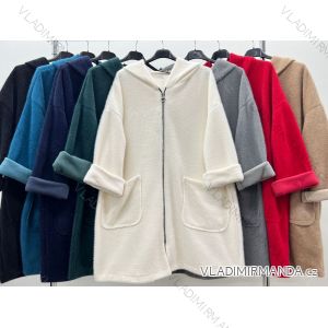 Shirt 3/4 sleeve ladies strip (4XL/5XL ONE SIZE) ITALSKÁ MÓDA IM422026