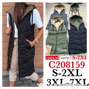 Women's hooded vest (S-2XL) ITALIAN FASHION PIU ANNA PMW222286