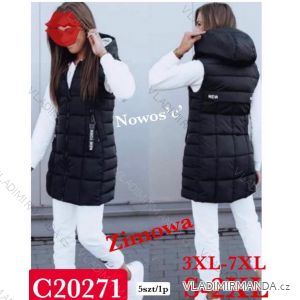 Women's hooded vest (S-2XL) ITALIAN FASHION PIU ANNA PMW222286