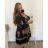 Women's Long Sleeve Shirt Dress (S/M ONE SIZE) ITALIAN FASHION IMWD232607