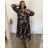 Women's Long Sleeve Shirt Dress (S/M ONE SIZE) ITALIAN FASHION IMWGM23447 2XL/3XL purple